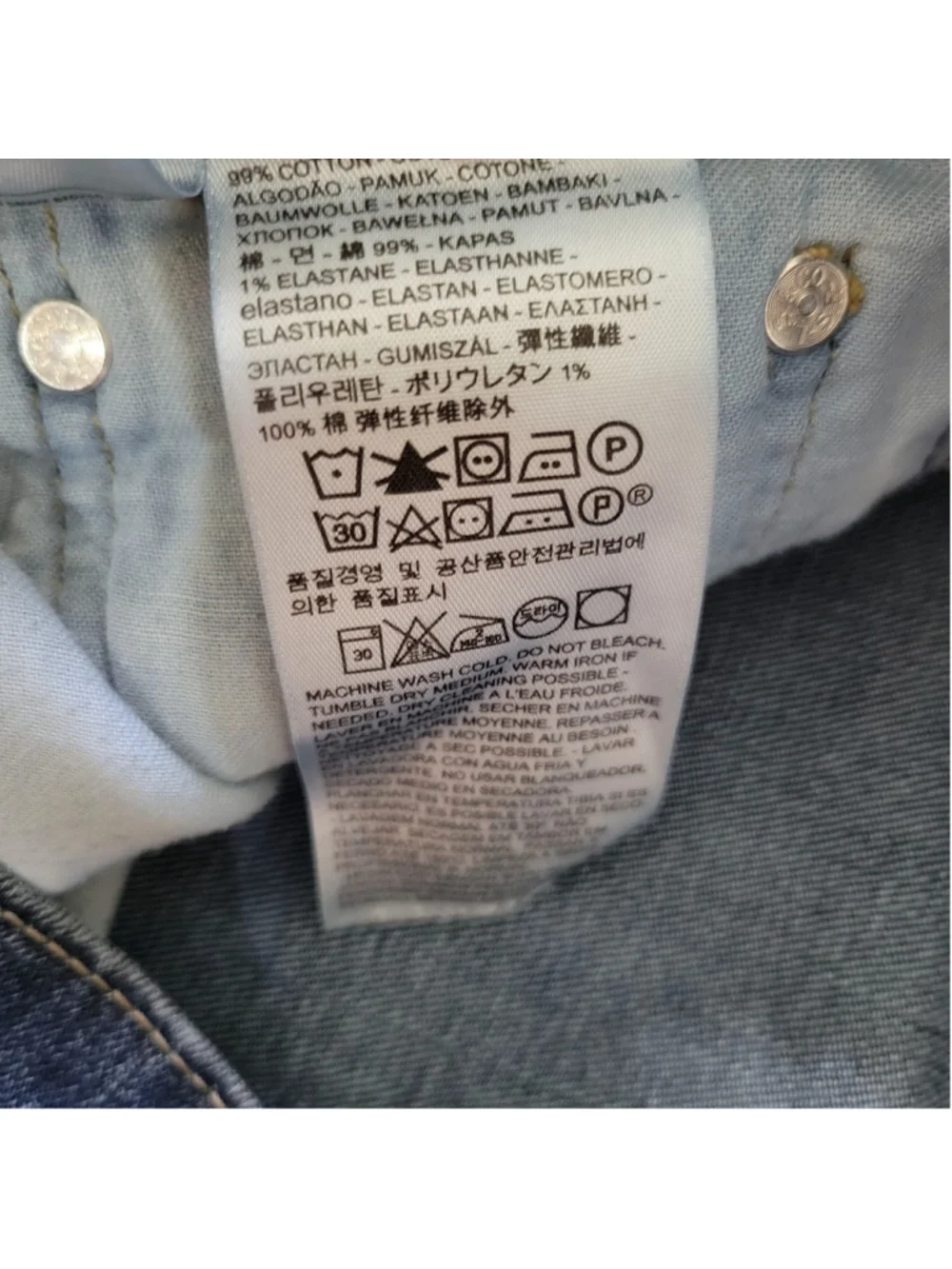 Levi's 510 Slim Straight Blue Jeans Size 32/34 Men's Excellent Condition